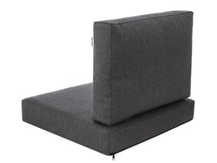 Удобный и модный комплект подушек для мебели из техноротанга Sales Core - черный цена и информация | Подушки, наволочки, чехлы | kaup24.ee