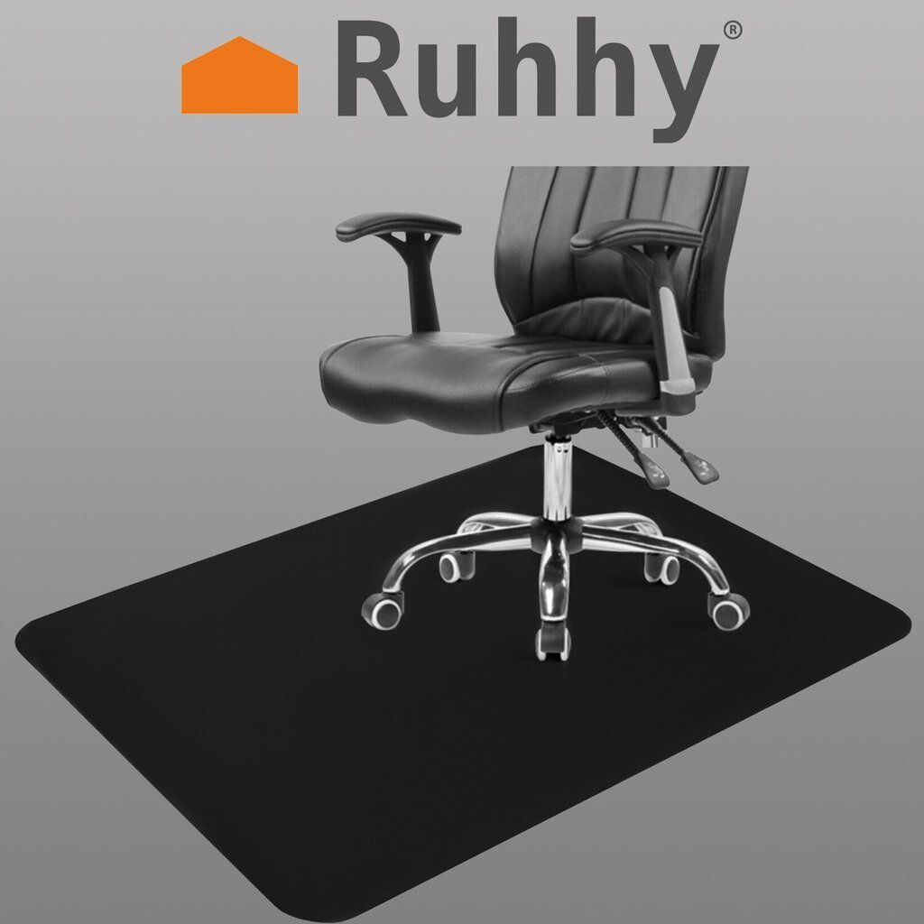 Kaitsev matt tooli all Ruhhy, must цена и информация | Kontoritoolid | kaup24.ee