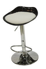 Барный стул Palmi, черный/белый цена и информация | Стулья для кухни и столовой | kaup24.ee