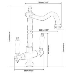 Köögisegisti Wasser Antique Bronze hind ja info | Köögisegistid | kaup24.ee