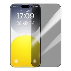 Privacy Protection Tempered Glass Baseus Sapphire iPhone 15 Plus цена и информация | Ekraani kaitsekiled | kaup24.ee