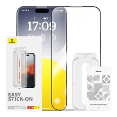 Privacy Protection Tempered Glass Baseus Sapphire iPhone 15 Plus цена и информация | Защитные пленки для телефонов | kaup24.ee