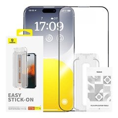 Privacy Protection Tempered Glass Baseus Sapphire iPhone 15 Plus цена и информация | Защитные пленки для телефонов | kaup24.ee