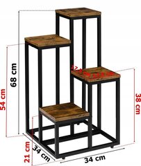 Hockers lillealus, 68 cm цена и информация | Подставки для цветов, держатели для вазонов | kaup24.ee