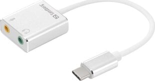 Sandberg USB-C ühendamiseks Sound Link цена и информация | Адаптеры и USB-hub | kaup24.ee