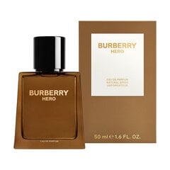 Parfüümvesi Burberry Hero Edp meestele, 50 ml цена и информация | Женские духи | kaup24.ee