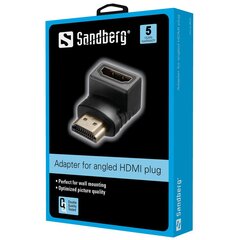 Sandberg 508-61 HDMI 2.0 angled adapter plug цена и информация | Адаптеры и USB-hub | kaup24.ee