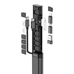 Multi-functional cable stick Budi 9 in 1 цена и информация | Адаптер Aten Video Splitter 2 port 450MHz | kaup24.ee