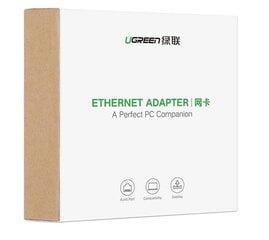 UGREEN Внешний адаптер UGREEN Gigabit Ethernet USB 3.0 (серый) цена и информация | Адаптеры и USB-hub | kaup24.ee