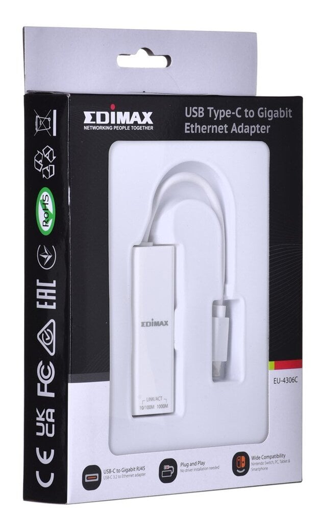 Edimax EU-4306C цена и информация | USB jagajad, adapterid | kaup24.ee
