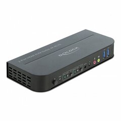 Докстанция DELOCK 11481 Чёрный цена и информация | Адаптер Aten Video Splitter 2 port 450MHz | kaup24.ee