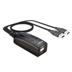 Lindy 2-pordiline USB Km lüliti 32165 hind ja info | USB jagajad, adapterid | kaup24.ee