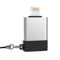 XO adapter NB186 USB - Lightning silver OTG цена и информация | Адаптеры и USB-hub | kaup24.ee