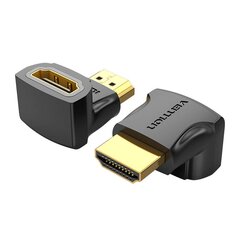 HDMI-адаптер Vention AIOB0 90 градусов (черный) цена и информация | Адаптеры и USB-hub | kaup24.ee