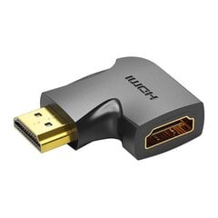 Угловой адаптер Vention AIOB0 HDMI, 4K 60 Гц (черный) цена и информация | Адаптеры и USB-hub | kaup24.ee