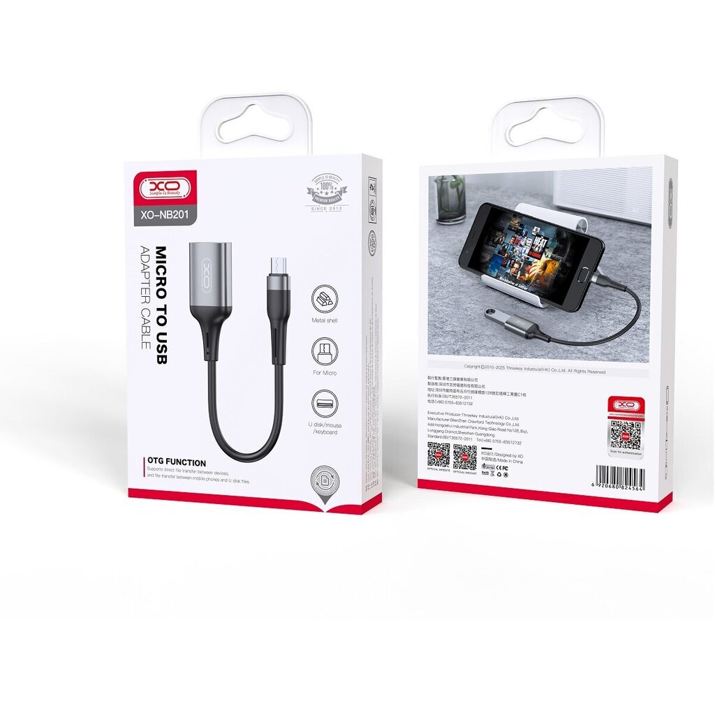 XO OTG NB201 hind ja info | USB jagajad, adapterid | kaup24.ee