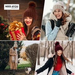Naiste müts Need 4You, roosa цена и информация | Женские шапки | kaup24.ee