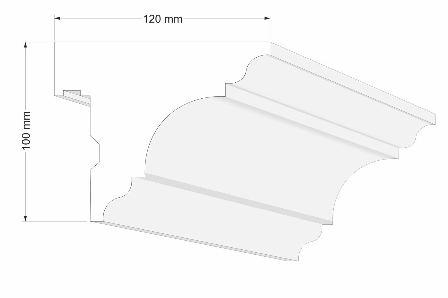 Kardinapuu LK8 120x100x2000 mm hind ja info | Kardinapuud | kaup24.ee