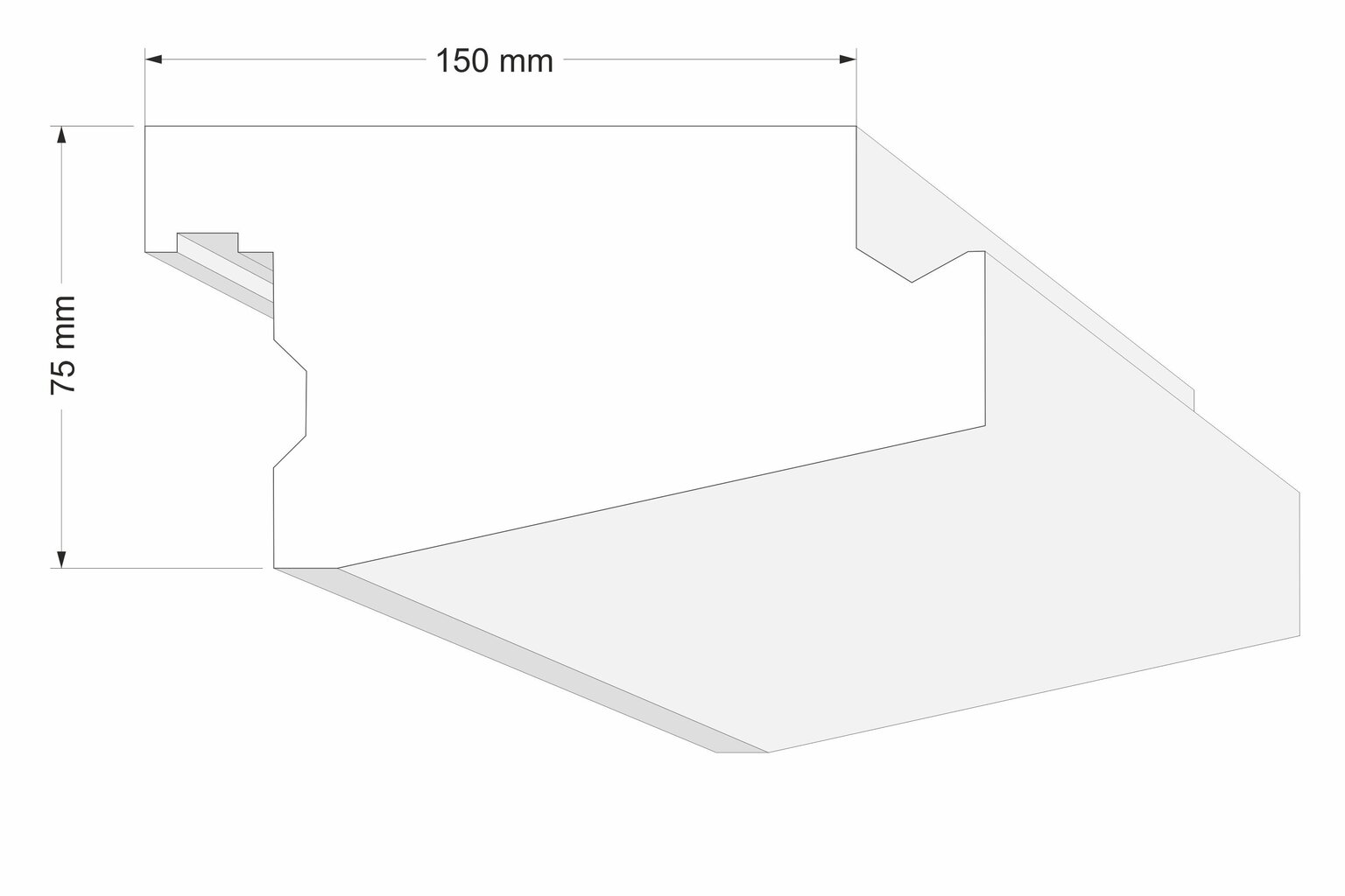 Kardinapuu LK10B 150x75x2000 mm hind ja info | Kardinapuud | kaup24.ee