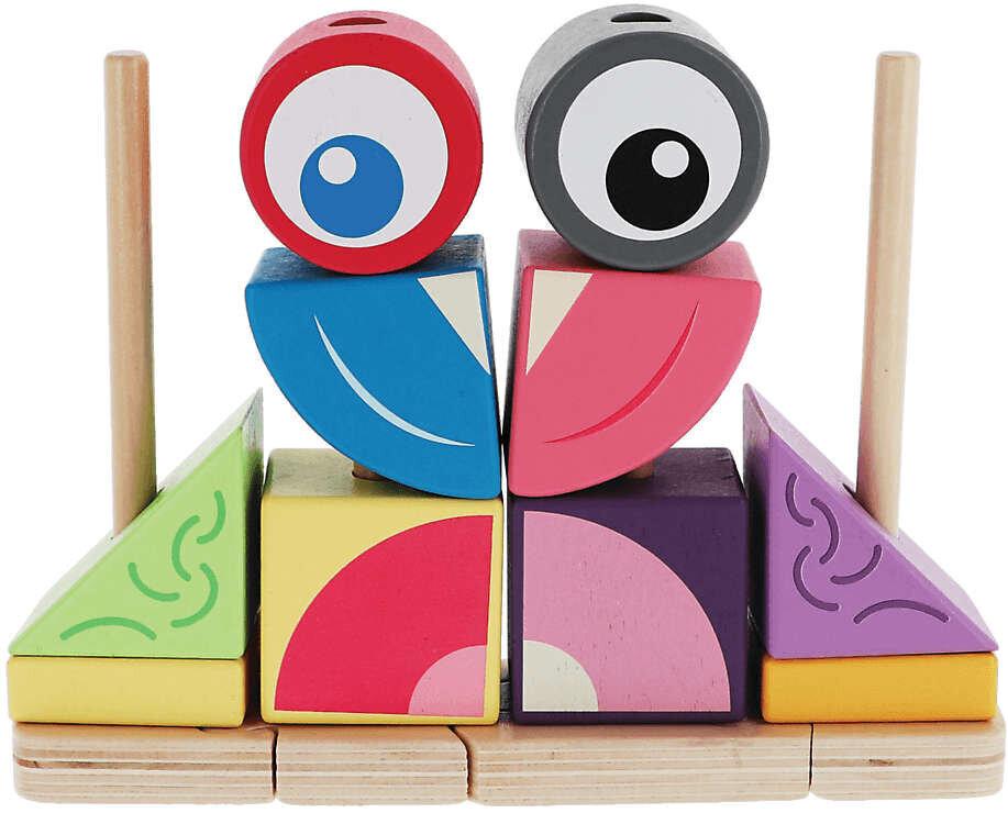 Creatures of Color puidust mänguasi Trefl 14 tükki hind ja info | Imikute mänguasjad | kaup24.ee