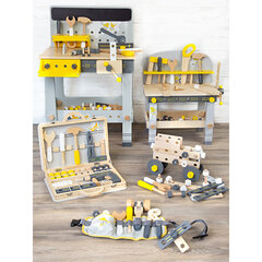 Puidust tööriistakasti komplekt Small Foot 44 detaili hind ja info | Poiste mänguasjad | kaup24.ee