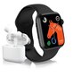 Watch 8 DM01 Black + Earphones White hind ja info | Nutikellad (smartwatch) | kaup24.ee