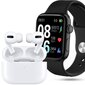 Watch 8 DM01 Black + Earphones White hind ja info | Nutikellad (smartwatch) | kaup24.ee