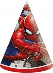 Колпачки Spiderman Crime Fighter, 6 шт цена и информация | Карнавальные костюмы | kaup24.ee
