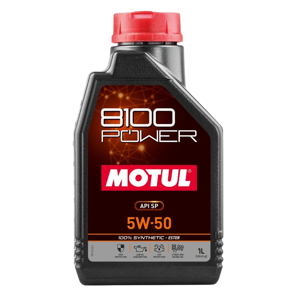 Õli Motul Power 5w50, 1L (111811) hind ja info | Mootoriõlid | kaup24.ee