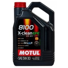 Õli Motul 8100 X-clean efe 5W30, 4L (109171) цена и информация | Моторные масла | kaup24.ee