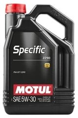 Oil Motul Specific 2290 5W30, 5L (109325) hind ja info | Mootoriõlid | kaup24.ee