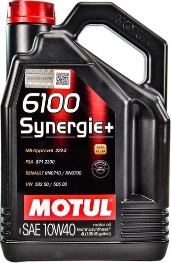 Õli Motul 6100 Synergie+ 10W40, 4L (109463) цена и информация | Mootoriõlid | kaup24.ee