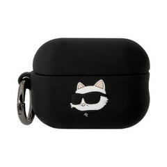 AirPods Pro 2 KARL LAGERFELD 3D NFT Choupette — Черный цена и информация | Аксессуары для наушников | kaup24.ee