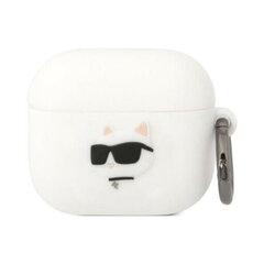 Karl Lagerfeld NFT Choupette AirPods 3 jaoks – valge цена и информация | Аксессуары для наушников | kaup24.ee