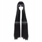 Parukas, pikad mustad juuksed, W60 hind ja info | Karnevali kostüümid | kaup24.ee