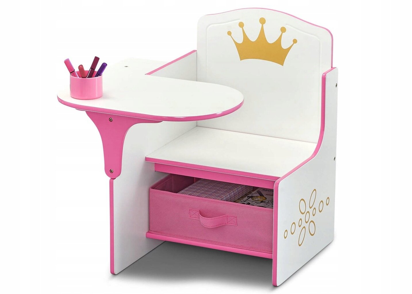 Laud koos tooliga Delta Princess, 58 x 52 x 59 cm hind ja info | Laste lauad ja toolid | kaup24.ee