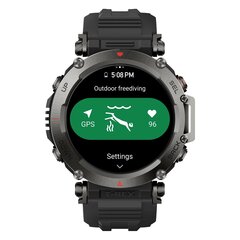 Amazfit T-Rex Ultra Abyss Black цена и информация | Смарт-часы (smartwatch) | kaup24.ee