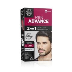 Värvi andev kreem Llongueras Men Advance 02, must цена и информация | Краска для волос | kaup24.ee