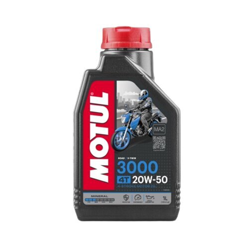 Mootoriõli Motul 3000 4T 20W50 1 l (107318) hind ja info | Mootorrataste mootoriõlid | kaup24.ee