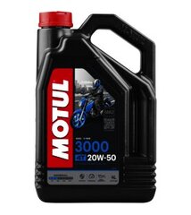 Mootoriõli Motul 3000 4T 20W50 4 l (107319) hind ja info | Mootorrataste mootoriõlid | kaup24.ee