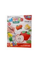Керамический набор красок для рисования - фрукты и овощи цена и информация | Развивающие игрушки и игры | kaup24.ee
