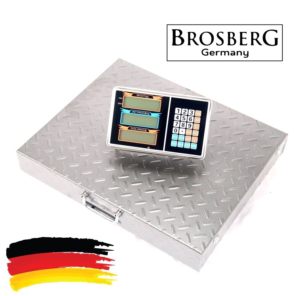 Traadita platvormi kaalud Brosberg P300W BRM_0105606 цена и информация | Tööstuskaalud | kaup24.ee