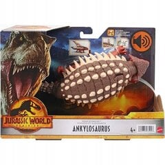 Фигурка динозавра Анкилозавр Mattel Jurassic World HDX36 цена и информация | Развивающий мелкую моторику - кинетический песок KeyCraft NV215 (80 г) детям от 3+ лет, бежевый | kaup24.ee