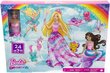 Advendikalender Barbie Dreamtopia ja Styling Head Barbie hind ja info | Tüdrukute mänguasjad | kaup24.ee