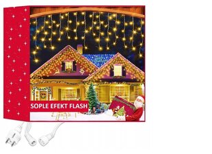 Рождественская светодиодная штора, 300 желтая, 13 метров. цена и информация | Гирлянды | kaup24.ee