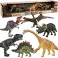 Dinosauruse figuuride komplekt, 6 tk цена и информация | Poiste mänguasjad | kaup24.ee