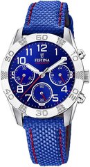 Festina Young Chronograph Quartz Clock с тканевым браслетом F20346/2 цена и информация | Женские часы | kaup24.ee