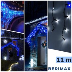 Уличная гирлянда-сосулька Berimax 300 LED Flash, синяя цена и информация | гирлянда, 10 вел 4 см | kaup24.ee