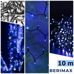 Уличная гирлянда Berimax 100 LED 10 м Flash, синяя цена и информация | Гирлянды | kaup24.ee