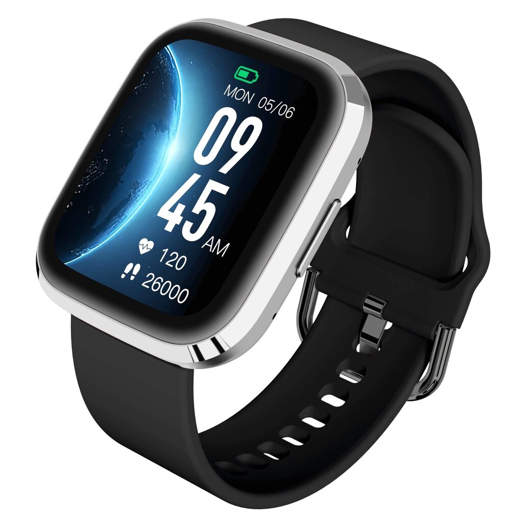 Garett GRC Style Silver/Black цена и информация | Nutikellad (smartwatch) | kaup24.ee